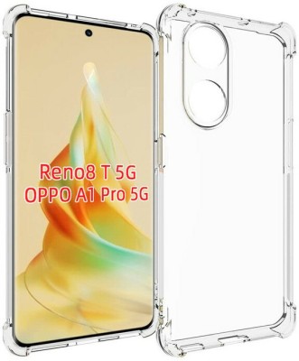 Helix Bumper Case for Oppo Reno8 T 5G(Transparent, Shock Proof, Silicon, Pack of: 1)