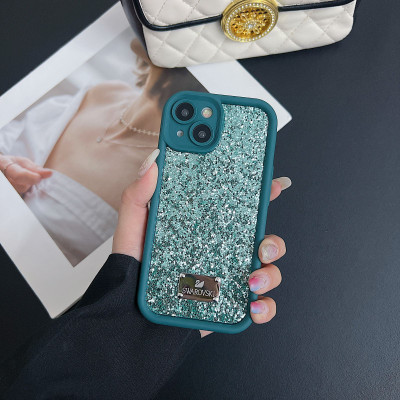 CASE CREATION Bumper Case for iPhone 13 Pro Max(Green, Flexible, Pack of: 1)