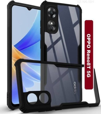 filbay Bumper Case for Oppo Reno8t 5G(Transparent, Grip Case, Silicon, Pack of: 1)