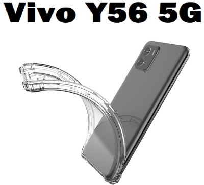 LIKEDESIGN Bumper Case for vivo Y56 5G, Vivo Y56 5G(Transparent, Shock Proof, Silicon, Pack of: 1)