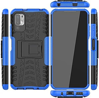 CONNECTPOINT Bumper Case for Xiaomi Poco M3 Pro(Blue, Rugged Armor, Pack of: 1)