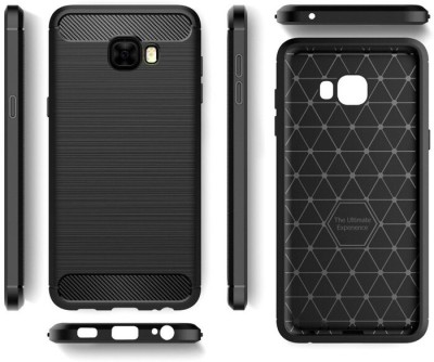 Firstchoice Bumper Case for Samsung Galaxy C7 Pro(Black, Flexible, Silicon, Pack of: 1)