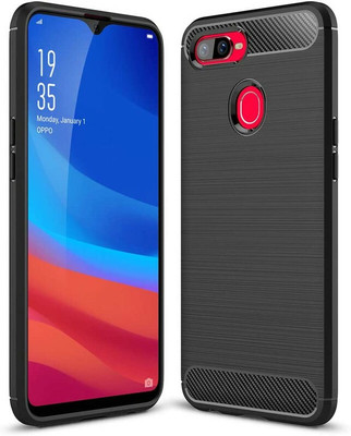 Helix Bumper Case for Oppo A7(Black, Shock Proof, Silicon, Pack of: 1)