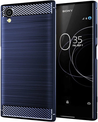 SmartPoint Back Cover for Sony Xperia XA1 Plus(Blue, Shock Proof, Silicon, Pack of: 1)