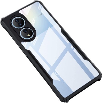 ELEF Bumper Case for Vivo Y100 Shockproof Clear Protective Eagle Camera Protection Case(Black, Shock Proof, Pack of: 1)
