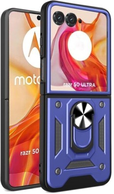 Elica Bumper Case for Motorola Moto Razr 50 Ultra 5G(Blue, Shock Proof, Pack of: 1)