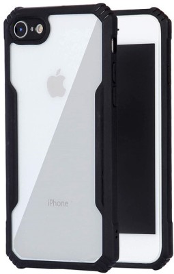 AKSP Bumper Case for Apple iPhone 5s Crystal Clear(Black, Transparent, Dual Protection, Pack of: 1)
