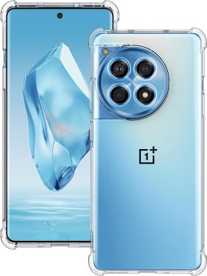 SmartPoint Bumper Case for OnePlus 12R 5G(Transparent, Shock Proof, Silicon, Pack of: 1)