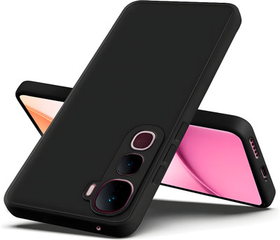 Sarju Back Cover for Vivo Y400 Pro 5G, Vivo Y400 Pro 5G, Back cover, CA31(Black, Camera Bump Protector, Pack of: 1)