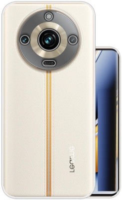 Phone Back Cover Bumper Case for Realme 11 Pro+ 5G, Realme 11 Pro Plus 5G(Transparent, White, Grip Case, Pack of: 1)