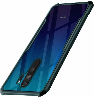 WOW Imagine Bumper Case for Redmi Note 8 Pro 360 Degree Camera Protection | Transparent Hybrid(Green, Camera Bump Protector, Pack of: 1)