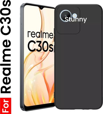 Stunny Bumper Case for REALME C30s(Black, Shock Proof, Pack of: 1)