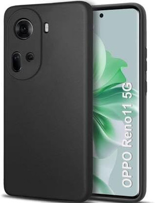 Elica Bumper Case for Oppo Reno 11 5G(Black, Shock Proof, Silicon, Pack of: 1)