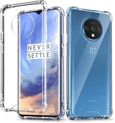CASE CREATION Bumper Case for Oneplus 7T(Transparent, Shock Proof, Pack of: 1)