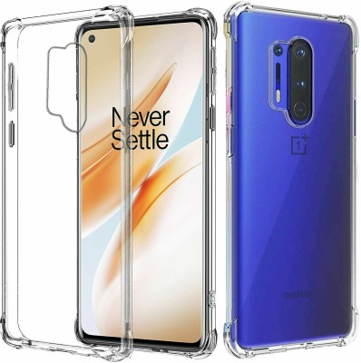 CASE CREATION Bumper Case for Oneplus 8 Pro(Transparent, Dual Protection, Pack of: 1)