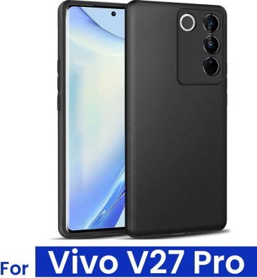 WAREVA Bumper Case for VIVO V27 PRO (5G), VIVO V27 Pro(Black, Camera Bump Protector, Pack of: 1)