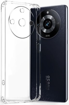 Phone Back Cover Bumper Case for Realme 11 Pro 5G(Transparent, White, Grip Case, Pack of: 1)