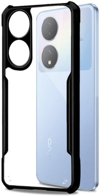 CONNECTPOINT Bumper Case for Vivo Y100 5G(Transparent, Shock Proof, Pack of: 1)
