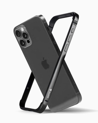 RAEGR Bumper Case for Apple iPhone 15 Pro (6.1-Inch) (2023)(Black, Pack of: 1)