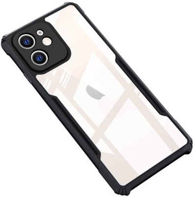 AKSP Bumper Case for Apple iPhone 12 Mini,iPhone 12 Mini,Apple 12 Mini(Black, Transparent, Camera Bump Protector, Pack of: 1)