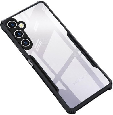 AKSP Bumper Case for Samsung Galaxy A14 (4G)/Samsung Galaxy A14 (5G) Ultra Thin Crystal Clear(Transparent, Black, Flexible, Pack of: 1)