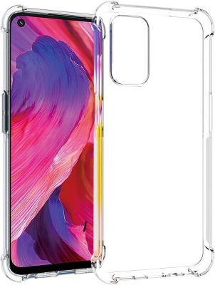 MoreFit Bumper Case for Oppo A54 5G /Oppo A74 5G(Transparent, Grip Case, Silicon, Pack of: 1)