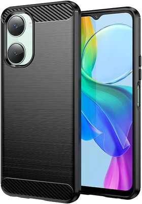 Elica Back Cover for iQOO Z9 Lite 5G / Vivo Y18 / Vivo Y03 / Vivo Y18e / Vivo T3 Lite 5G(Black, Grip Case, Silicon, Pack of: 1)