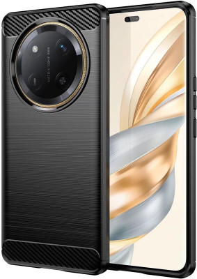 Elica Back Cover for Honor X9C 5G / Honor Magic 7 lite 5G(Black, Flexible, Silicon, Pack of: 1)
