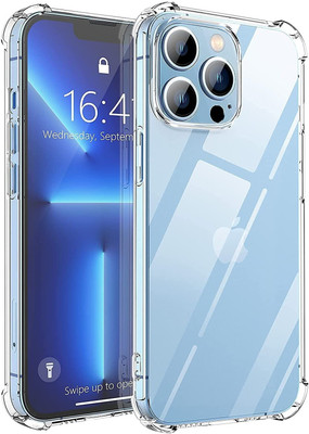 MSIND Bumper Case for apple iphone 13 pro max(Transparent, Shock Proof, Pack of: 1)