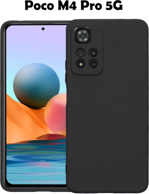 Aaralhub Bumper Case for Poco M4 Pro 5G(Black, Dual Protection)