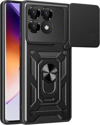 Elica Bumper Case for Xiaomi Poco F6 PRO 5G(Black, Ring Case, Pack of: 1)