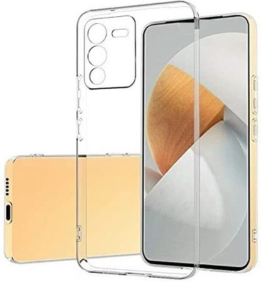 LIKEDESIGN Bumper Case for vivo V25 Pro, vivo V25 Pro 5G(Transparent, Shock Proof, Silicon, Pack of: 1)