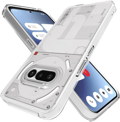 ASVALBUY Bumper Case for Nothing Phone 3A, Nothing 3a, [BOOM](Transparent, Shock Proof, Silicon, Pack of: 1)