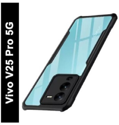 Monogamy Bumper Case for Vivo v25 pro, Back cover(Black, Transparent, Pack of: 1)