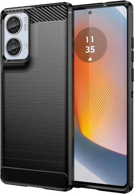 MoreFit Bumper Case for Moto Edge 50 Fusion 5G(Black, Shock Proof, Silicon, Pack of: 1)