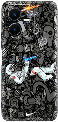 printwhiz Bumper Case for Vivo Y22(Black)