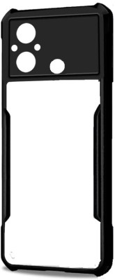 FITSMART Bumper Case for Xiaomi Poco C55(Black, Shock Proof, Pack of: 1)