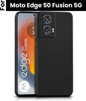 Stunny Bumper Case for Moto Edge 50 Fusion 5G(Black, Dual Protection, Silicon, Pack of: 1)