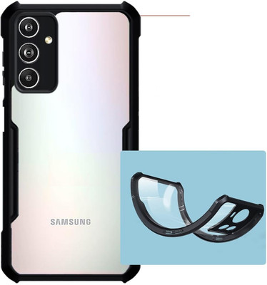 Cell Mobile Back Cover for Samsung Galaxy F23 5G(Black, Transparent, Grip Case, Pack of: 1)