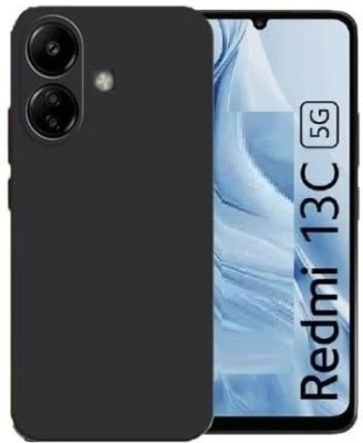 CONNECTPOINT Bumper Case for Xiaomi Redmi 13C 5G(Black, Shock Proof, Silicon, Pack of: 1)