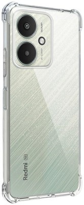 SkyTree Bumper Case for Xiaomi Redmi 13C 5G(Transparent, Shock Proof, Silicon, Pack of: 1)