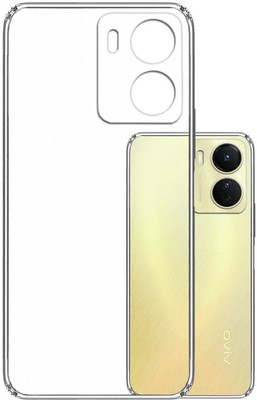 Phone Back Cover Bumper Case for Vivo T2x 5G(Transparent, White, Grip Case, Pack of: 1)