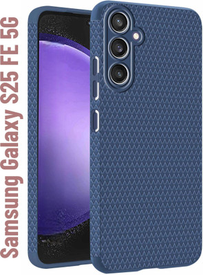 DAMTTE Bumper Case for Samsung Galaxy S25 FE 5G, Plain, Back, Case, Cover(Blue, Camera Bump Protector, Pack of: 1)