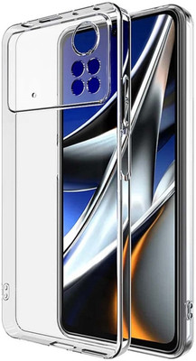 Phone Back Cover Bumper Case for POCO X4 Pro 5G(Transparent, White, Grip Case, Pack of: 1)