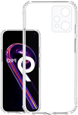 Phone Back Cover Bumper Case for Realme 9 Pro 5G(Transparent, White, Grip Case, Pack of: 1)