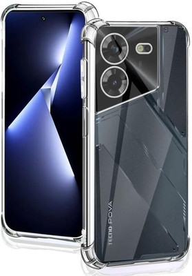 SmartPoint Back Cover for Tecno Pova 5/5 Pro 5G(Transparent, Shock Proof, Silicon, Pack of: 1)