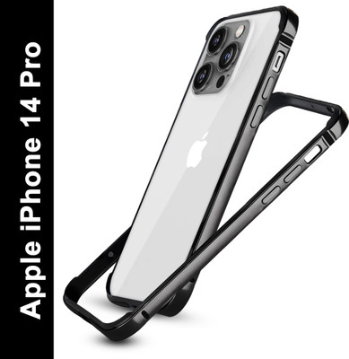 RAEGR Bumper Case for Apple iPhone 14 Pro(Black, Pack of: 1)