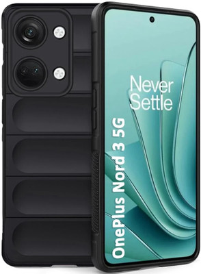 Micvir Back Cover for OnePlus Nord 3 5G(Black, 3D Case, Silicon, Pack of: 1)