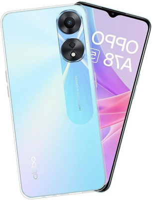 Phone Back Cover Bumper Case for OPPO A78 5G(Transparent, White, Grip Case, Pack of: 1)