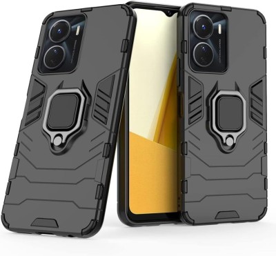 FITSMART Bumper Case for vivo V29e 5G(Black, Rugged Armor, Pack of: 1)